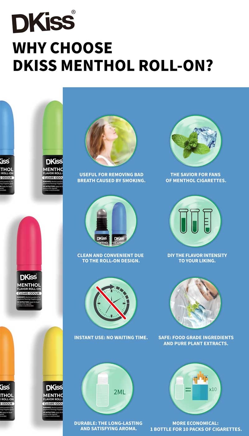 DKiss Menthol Flavor Roll-on4