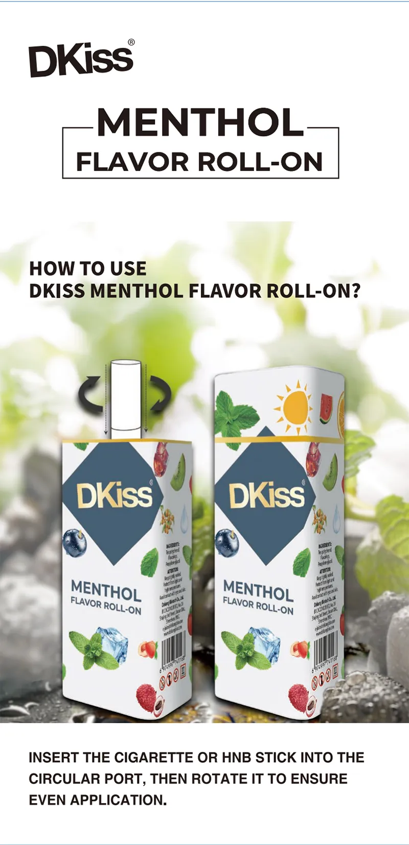 DKiss Menthol Flavor Roll-on-2