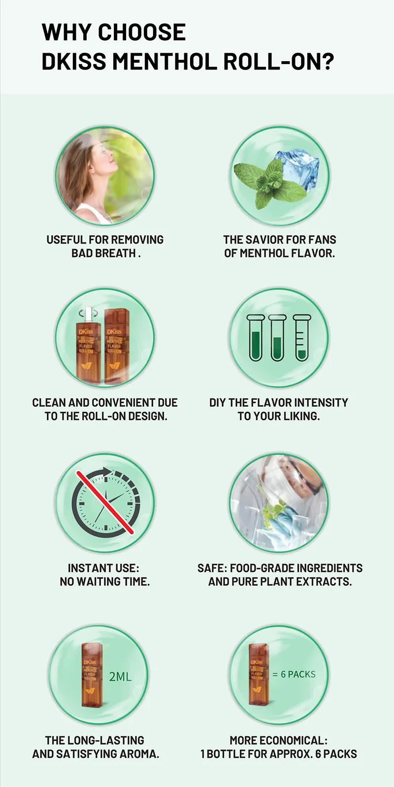 DKiss Menthol Flavor Roll-on-4