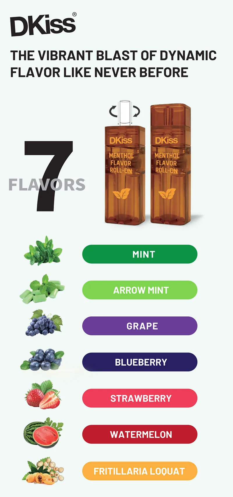 DKiss Menthol Flavor Roll-on-5