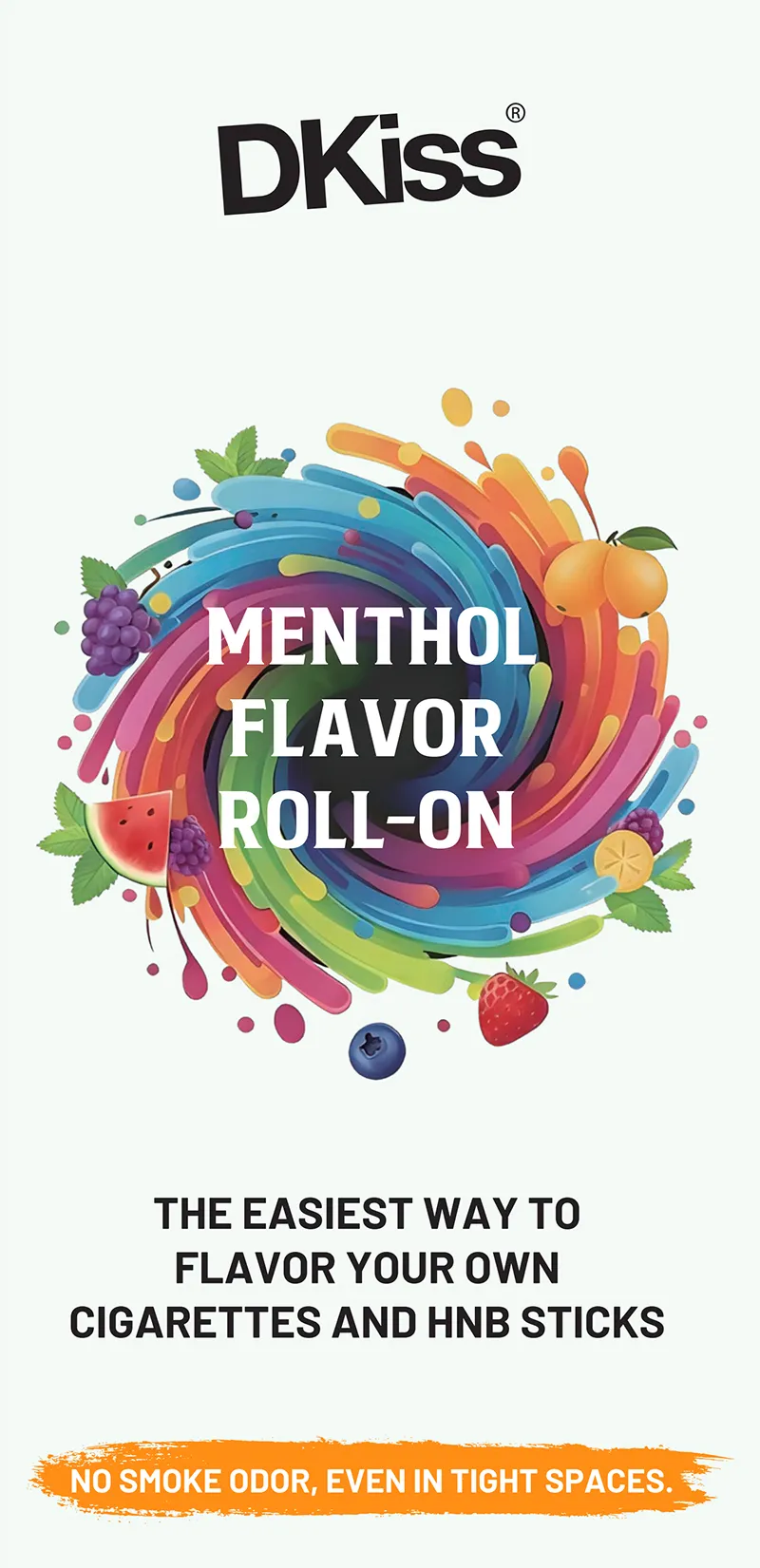 DKiss Menthol Flavor Roll-on Detail display-1